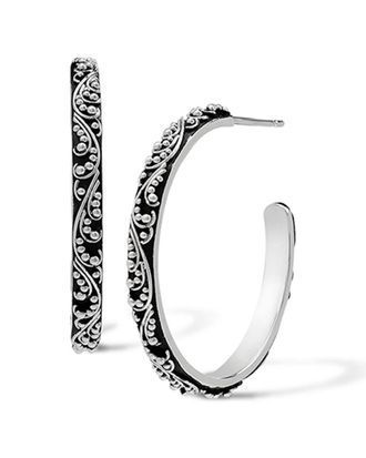 Lois Hill Silver 0.34 ct. tw. Black Sapphire Earrings