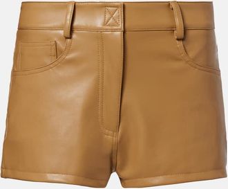 Norma Kamali PU shorts