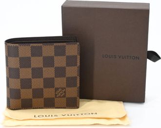 Louis Vuitton Brown Damier Graphite Wallet (Bi-Fold) (Pre-Owned)