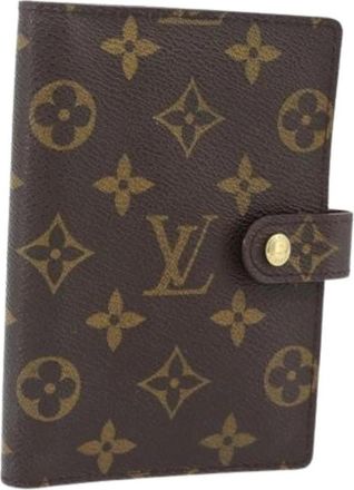 Louis Vuitton Pre-owned Day Planner Cover - Dames - Vintage Accessoires - Bruin - ONE Size - Vintage
