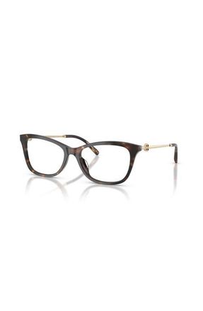 Tory Burch 53mm Square optical glasses in Tortoise at Nordstrom