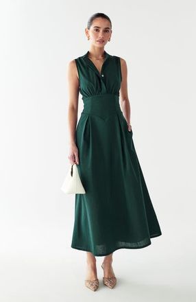 Willa Bexley Maxi Dress in Emerald at Nordstrom, Size 12