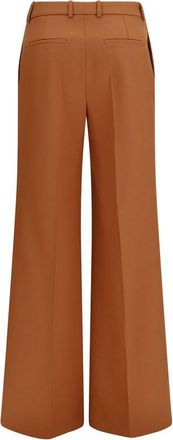 Chlo&eacute; Womens Orange Cotton Flared Pants