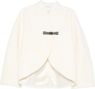 Forte_Forte My Coat Diamond - Dames - Zomerjassen - Wit - XS - Jassen