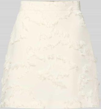Jake*s Minirock mit Fransen in Beige, Gr&ouml;&szlig;e 32