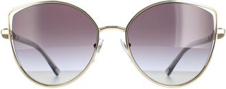 Bulgari Bvlgari zonnebril bv6168 278/8g bleek goudgrijze gradiënt