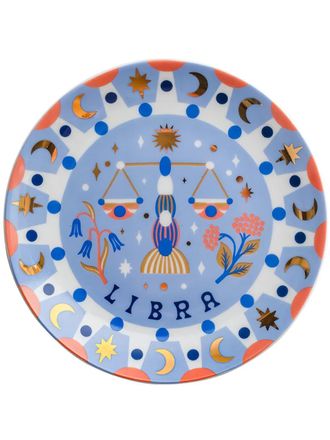 BITOSSI HOME Libra plate (16.5cm) - unisex - Porcelain - One Size - Blue