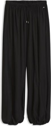 BOSS Wide-leg-fit pants blended with modal