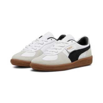 Puma Palermo White Leather Sneaker, White, 4.5 UK