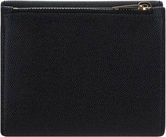 Saint Laurent Womens Black Calf Leather Bos Taurus Wallet