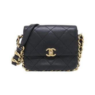 Chanel unisex, Pre-owned, Zwart, Maat: ONE Size Leer