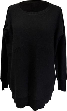 Diane Von F&uuml;rstenberg Diane Von Furstenberg Crew Neck Sweater in Black Cashmere