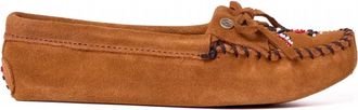 Minnetonka Womens Thunderbird Animikii Softsole Moccasins In Brown