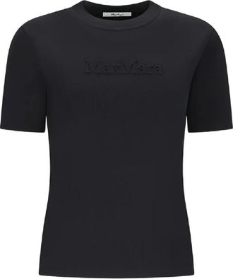 Max Mara Adelio Gebreide Kleding Stijlvolle Garderobe Toevoeging - Dames - T-shirts - Zwart - L - Tops