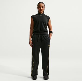 Nike Womens Fleece Tearaway Pants in Black | IQ1228-010