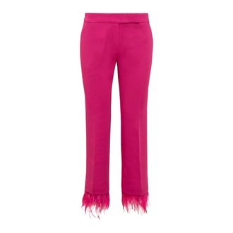 Michael Kors Broeken, Dames, Roze, S, Flare Veren Broek