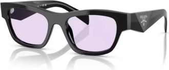 Prada Accessoires, unisex, Zwart, ONE Size, Stijlvolle Zwarte Leren Schoudertas