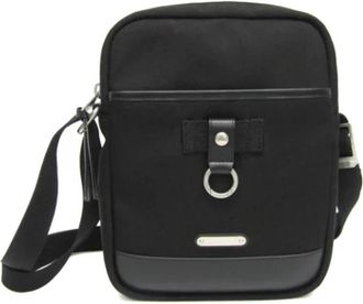 Saint Laurent Pre-owned Canvas shoulder-bags - Dames - Vintage Schoudertas - Zwart - ONE Size - Leer - Vintage