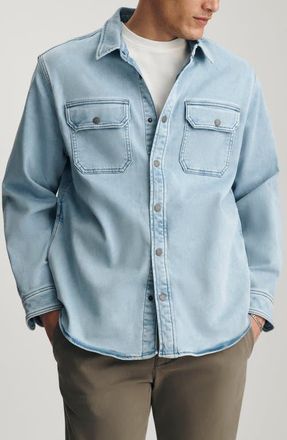 Mavi Asher Overshirt in Light Blue Explorer at Nordstrom, Size Medium