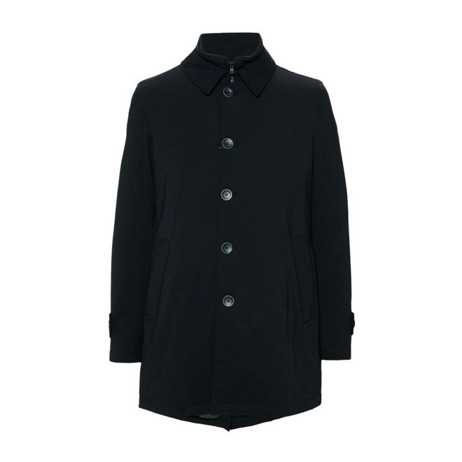 Hombre, Abrigos, Azul, Talla: 4XL