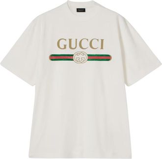 Gucci White Logo T-Shirt