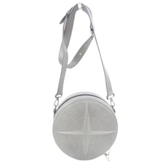 Dior Pre-owned Stone Island Schoudertas - Dames - Pre-owned - Grijs - Maat: ONE Size Leer