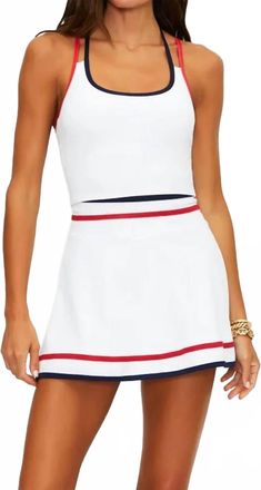 Beach Riot Oslo Scoop Neck Top In White