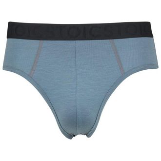 Stoic Merino150 AlsenSt. Brief Merinounterw&auml;sche f&uuml;r Herren | grau/t&uuml;rkis