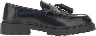 Bianco Leather loafers with tassels Man 40
