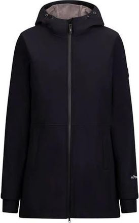 Trespass Priya Long Length Soft Shell Jacket in Black at Nordstrom, Size Xx-Large