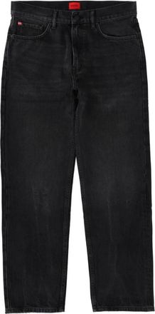HUGO BOSS Relaxed Fit Denim Jeans - Heren - Regular Fit Jeans - Grijs - W31 L32 - Denim - Jeans
