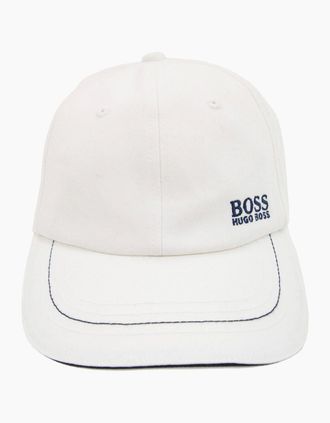 HUGO BOSS Mens Hugo Boss Embroidered Logo Cap White 001 - Size: 54