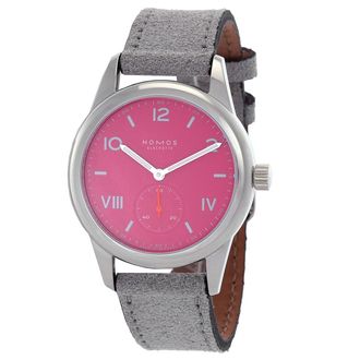 NOMOS Glash&uuml;tte Club Campus Hand Wind Pink Dial Unisex Watch 711.GB