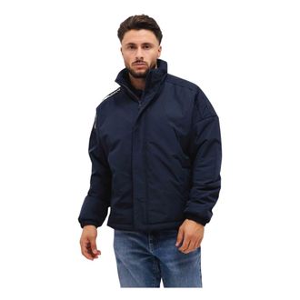 Emporio Armani Jassen, Heren, Blauw, S, Leer, 6Dpb 04 Bomber Jacket