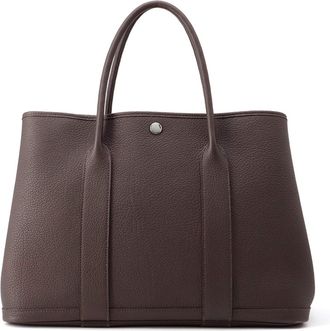 Herm&egrave;s Brown Negonda Leather Tote Bag (Pre-Owned)