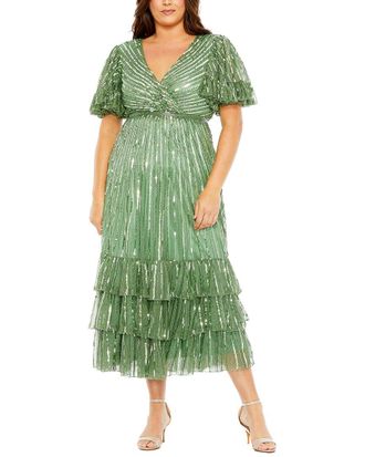 Mac Duggal Plus Midi Dress