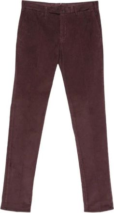 Incotex Corduroy Broek - Heren - Slim Fit Broeken - Rood - L - Katoen - Broeken