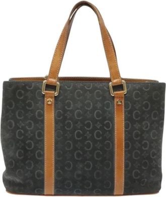 Celine Pre-owned Suede handbags - Dames - Vintage Shopper - Grijs - ONE Size - Leer - Vintage