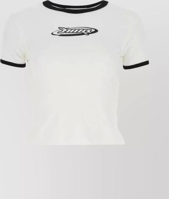 AMBUSH cotton t-shirt with unique front print