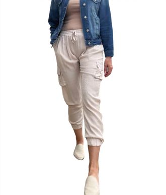 Glam Milo Jogger Pant In Cream