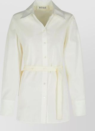 R&oacute;he silk cotton shirt