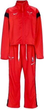 Nike Training Sets, female, Red, Size: M Chicago Bulls Tracksuit NBA Courtside Collection