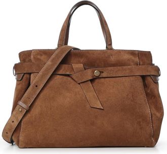 Gianni Chiarini Miranda Tote - Dames - Tassen - Bruin - Maat: ONE Size Zijde