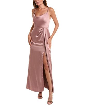 The Dessy Group Dessy Collection Cowl Neck Maxi Dress