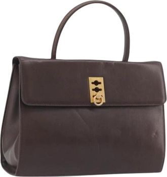 Celine Pre-owned Vintage Hand Bag - Dames - Vintage Handtas - Bruin - ONE Size - Leer - Vintage