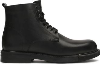 Kazar Klassieke veterschoenen voor heren - Heren - Veterlaarzen - Zwart - 44 EU - Leer - Schoenen