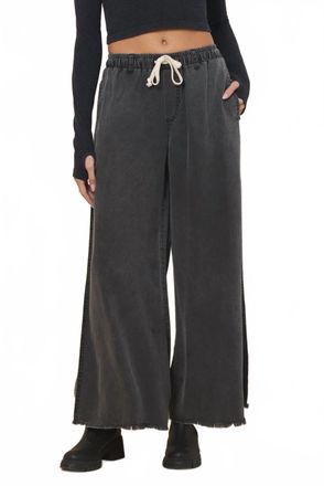 Vintage Havana Wide Leg Pants In Charcoal