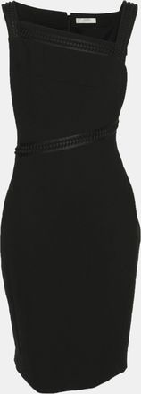 Versace Collection Black Stretch Crepe Midi Dress