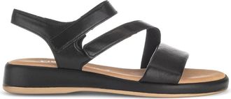 Gabor Zwarte gladleren sandalen - Dames - Sandalen - Zwart - 38 1/2 EU - Schoenen