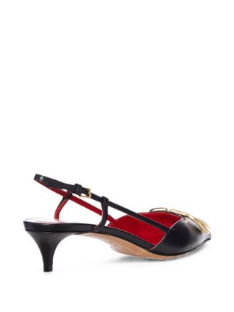 Valentino Garavani VLogo Signature Slingback Pump - Black